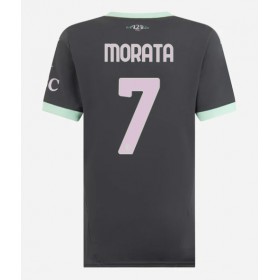 Dámské fotbalový oblečení AC Milan Alvaro Morata #7 Tretí košile 2024-25 Krátkým Rukávem